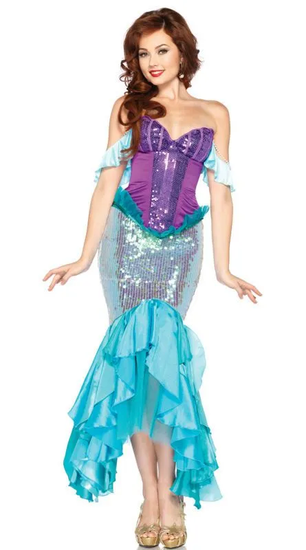 bailarina exótica de pescado escala sirena vestido de traje de la ...
