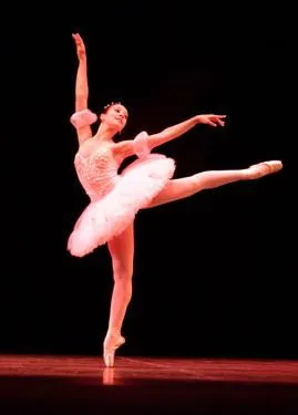 bailarina ballet puntillas