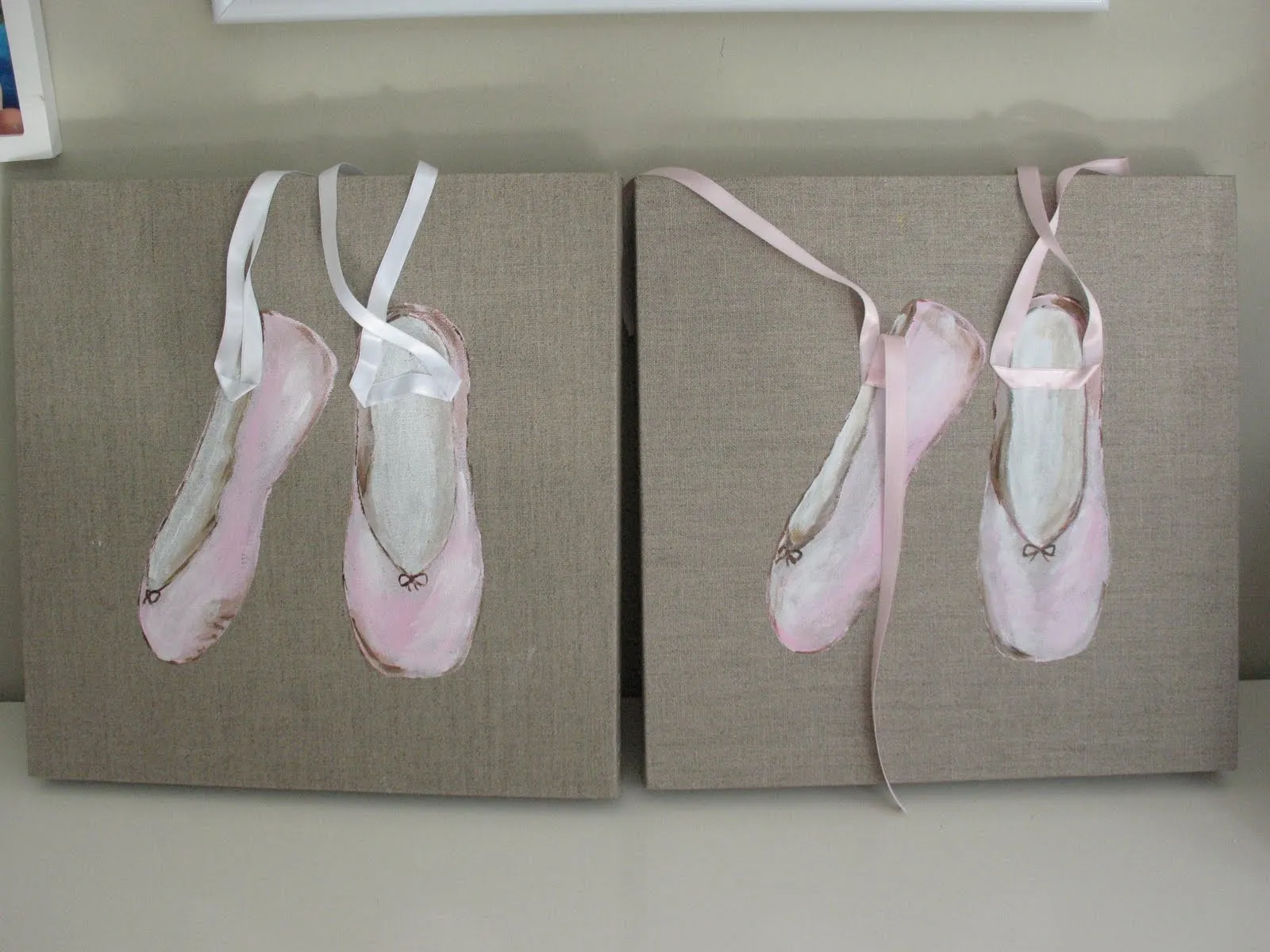 bailarinas rosa y blanco....