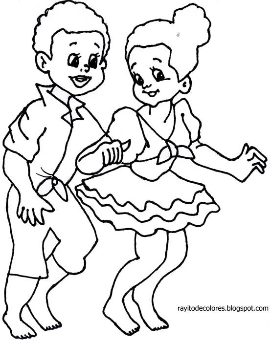 Niños bailando marinera animado - Imagui