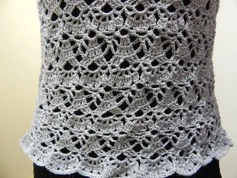 Tutorial de blusas tejidas a crochet - Imagui