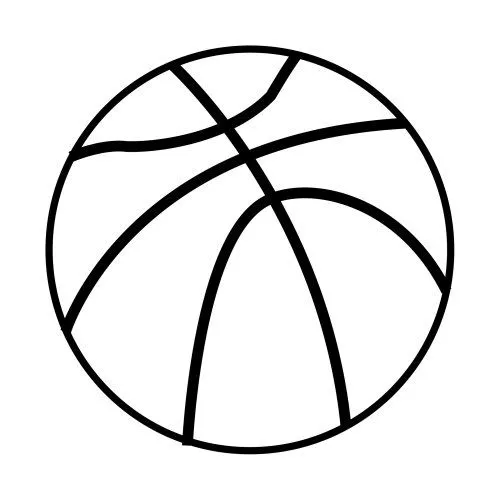 Balon de basquetbol para dibujar - Imagui