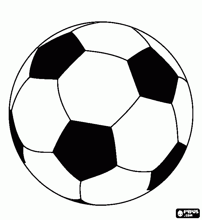 balon de futbol para colorear, balon de futbol para imprimir