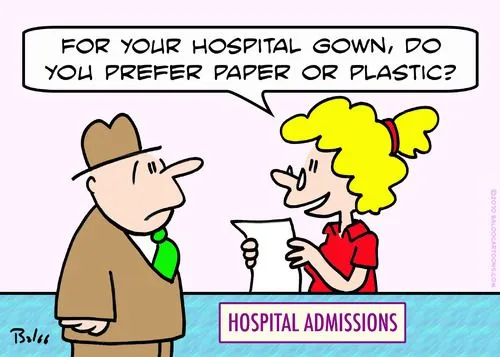 Baloo's non-political cartoon blog: Hospital cartoon
