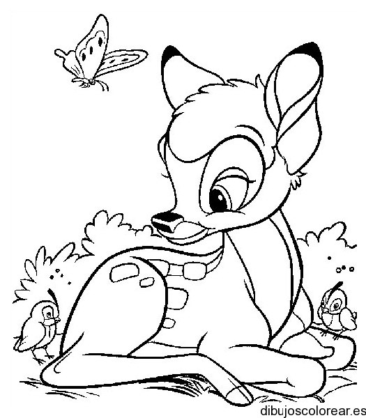 Bambi | Dibujos para Colorear