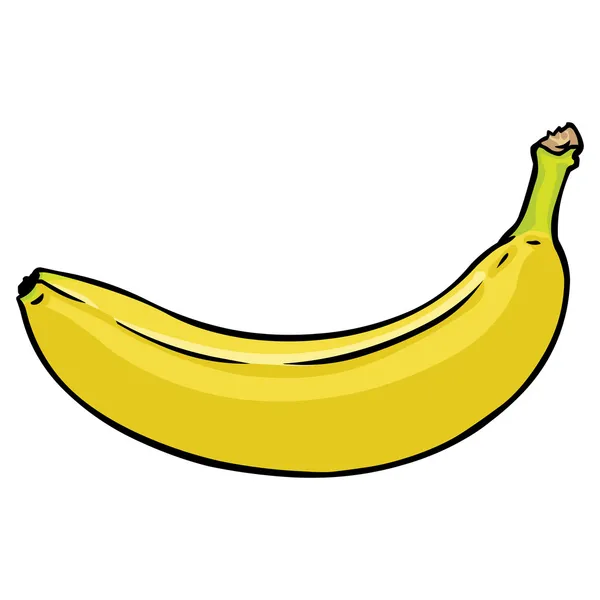 Banana Vector de dibujos animados — Vector stock © nikiteev #31213519