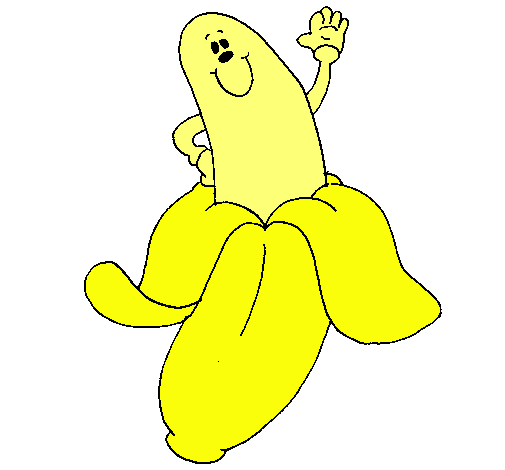 Dibujo de Banana pintado por Amarillo en Dibujos.net el día 16-02 ...