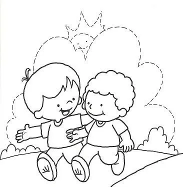 Banco de Imagenes y fotos gratis: Dibujos Dia del Niño para Pintar ...