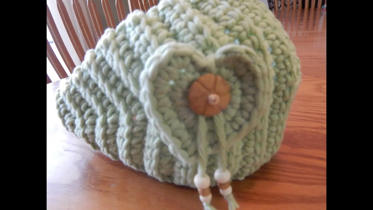 Banda con Corazón para Niña crochet - YouTube
