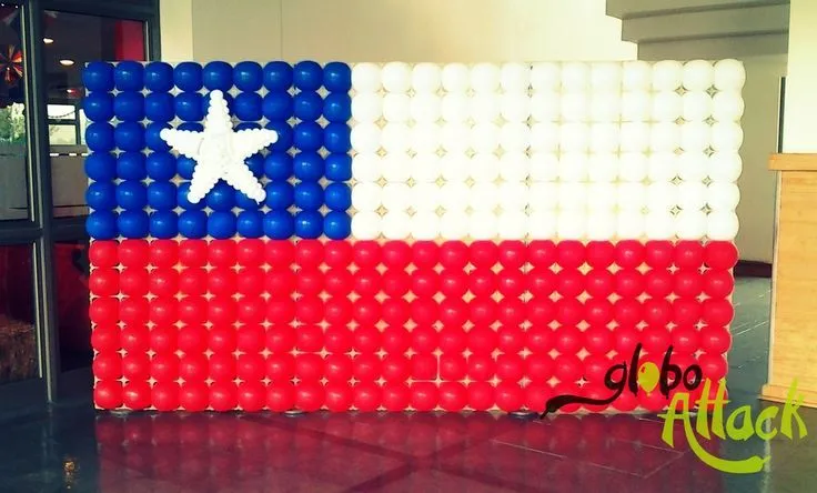 Bandera Chilena , fiestas patrias | Globo Attack | Pinterest | Fiestas