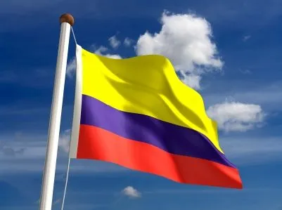 Bandera de Colombia. : Escambray