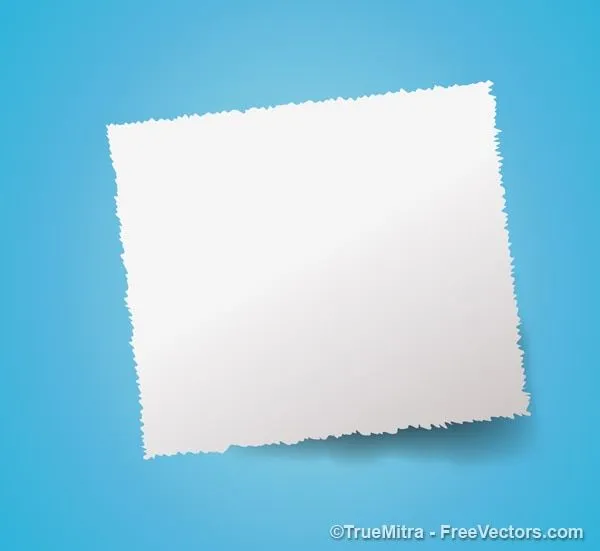 Bandera de papel blanco sobre fondo azul | Descargar Vectores gratis