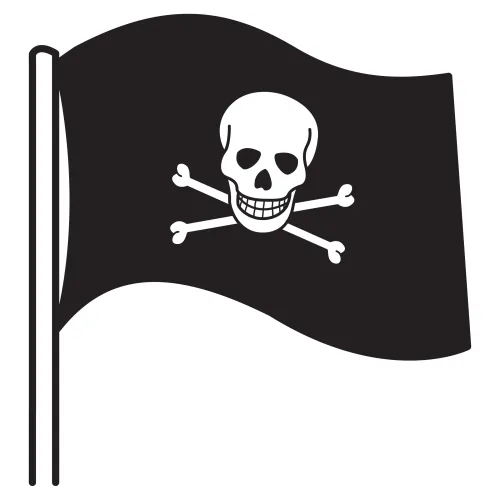 Bandera pirata para imprimir - Imagui