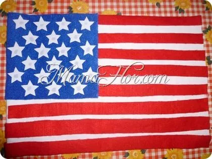 Como hacer la Bandera de los Estados Unidos (EE.UU) (USA ...