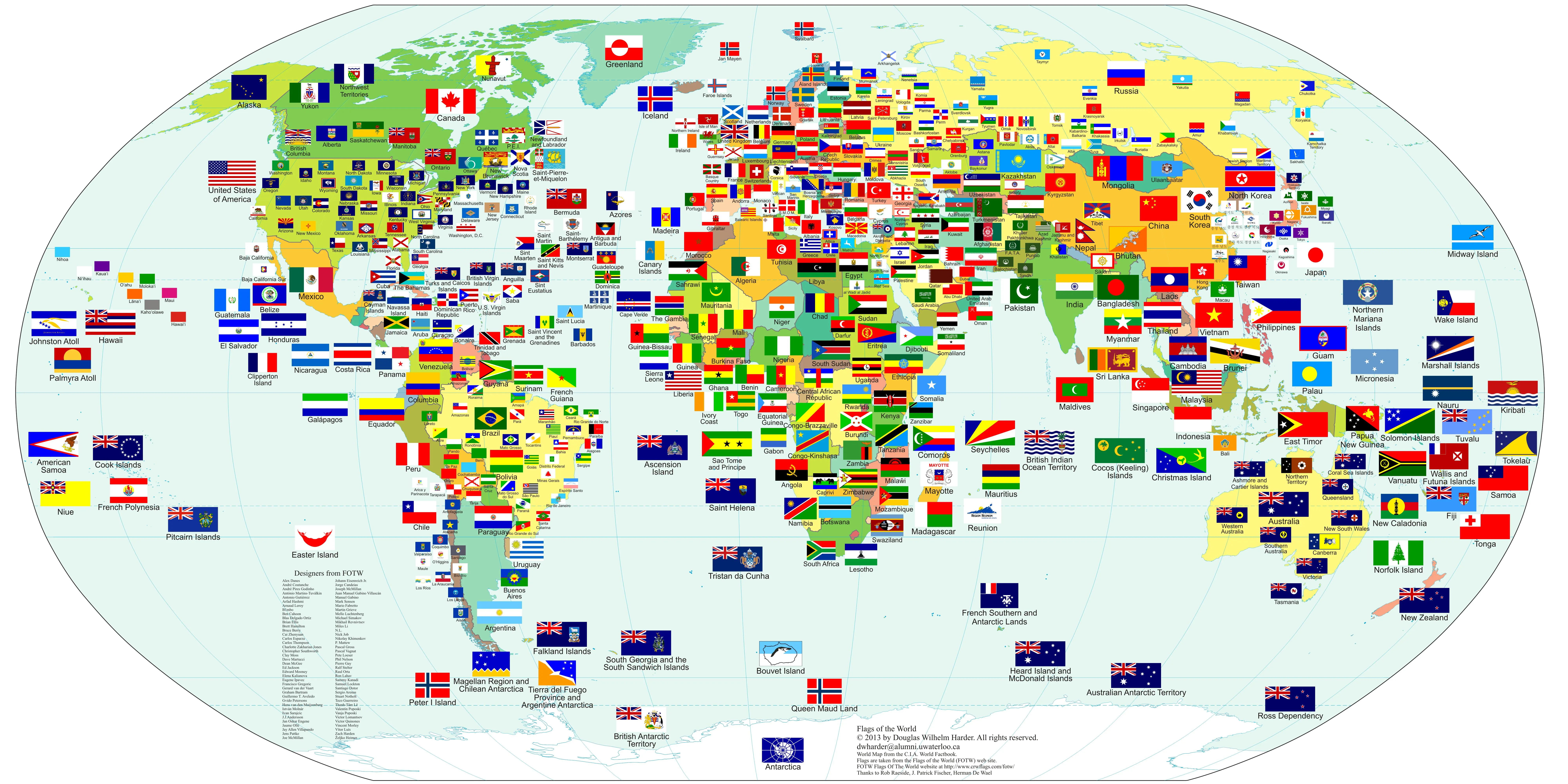 Todas las banderas del Mundo 2013 #infografia #infographic | TICs ...