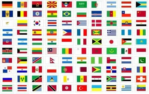 De banderas del mundo con nombres - Imagui