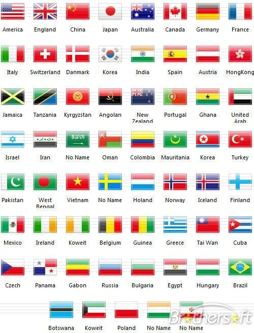 Banderas nacionales de fútbol / fútbol / banderas de impresión ...