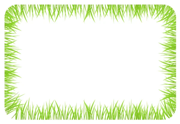 Banner con bordes de hierba verde — Foto stock © impresja #45657751