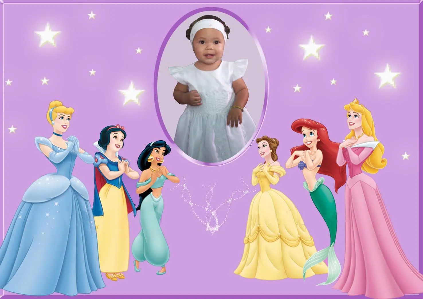 Banner princesas Disneys tarjeta de cumpleaños - Imagui