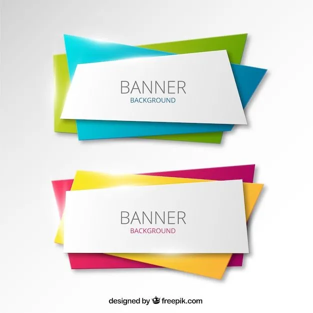 Banners vectors, +5,300 free files in .AI, .EPS, .SVG format