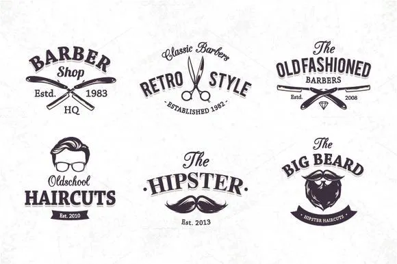 Barber Shop Emblems | Barber Shop, Barbers and Creative