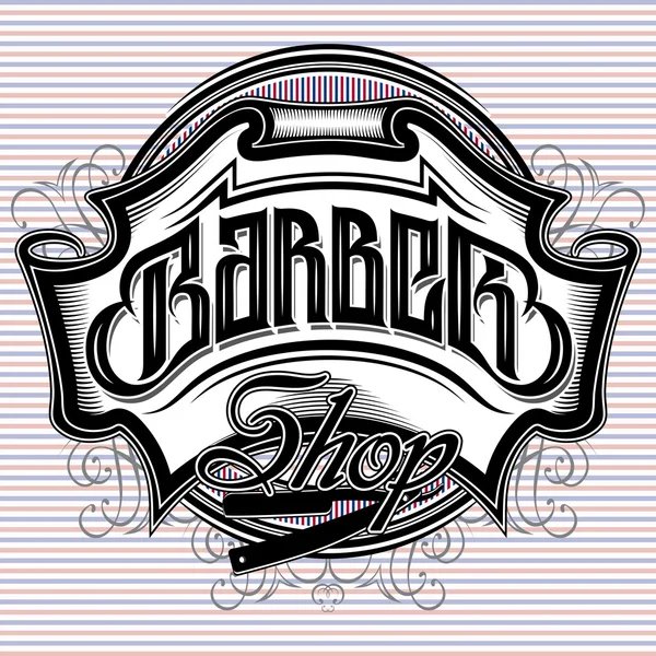 Barbershop logo Vectores de stock libres de derechos | Depositphotos®