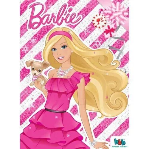 Barbie Adventskalender, Schokoladen-Adventskalender für Mädchen