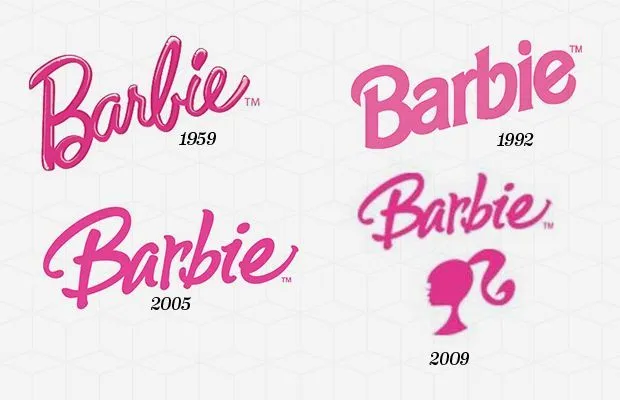 Barbie - #logo evolution | Logos evolution | Pinterest | Barbie ...