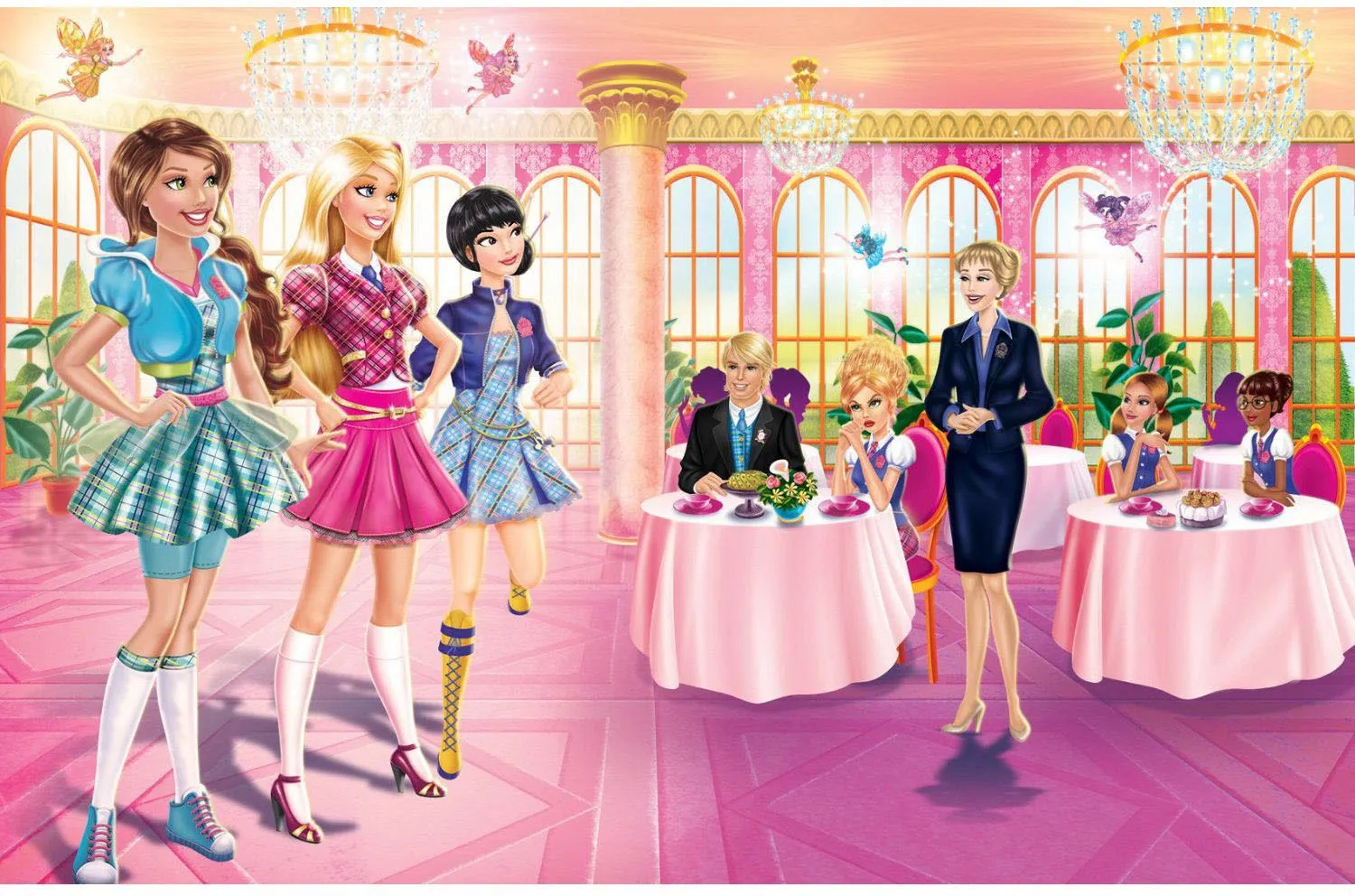 Barbie Lovely: ¡Nuevas imagenes de Barbie Escuela de Princesas!