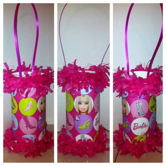 Barbie Mini Pinata Party Favor/Goodie Bag by KrystalsPinatas ...
