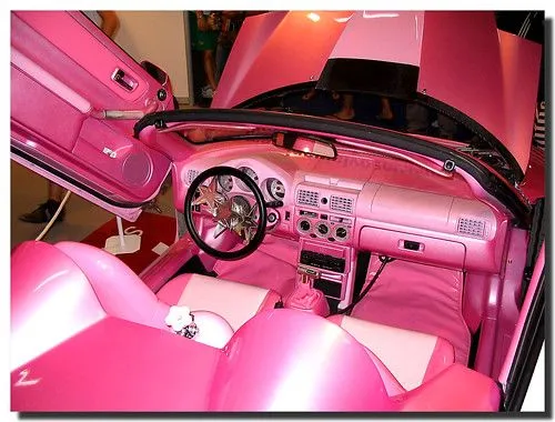 Barbie's car? / ¿El coche de Barbie? - a photo on Flickriver