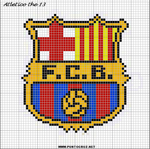Barcelona | Punto de cruz - Colección de patrones punto de cruz ...