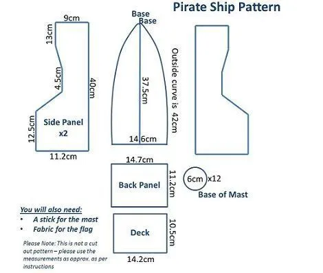 Cómo hacer un barco pirata