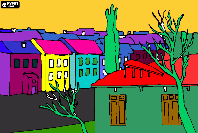 mi barrio para colorear, mi barrio para imprimir mi barrio para colorear, mi barrio para imprimir