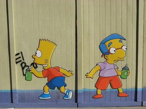 BART SIMPSON HACIENDO GRAFFITI - Transmission repairs BART SIMPSON HACIENDO GRAFFITI - Transmission repairs