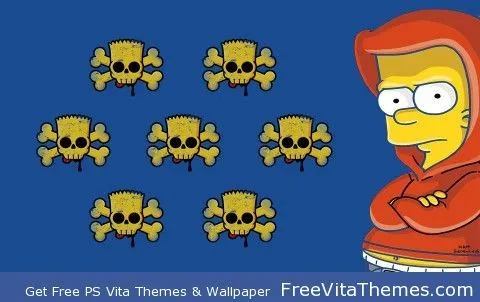 Bart Simpson PS Vita Wallpapers - Free PS Vita Themes and Wallpapers