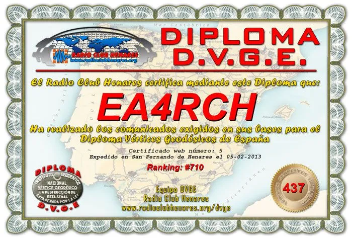 Bases Diploma Vértices Geodésicos de España – DVGE | Radio Club ...
