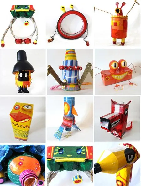 Basurillas » Blog Archive » Udunekos, juguetes hechos con material ...