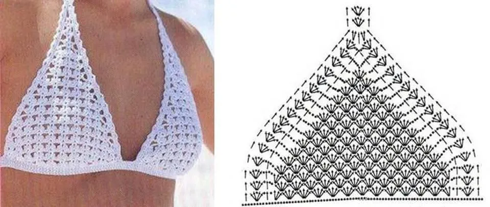 bathing suit on Pinterest | Crochet Bikini, Monokini and Crochet ...
