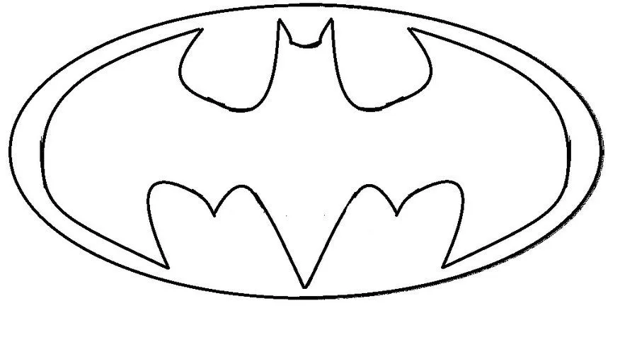 Logo de batman para pintar - Imagui