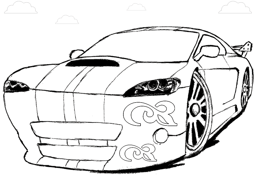 Desenhos de Carros da Hot Wheels para colorir - Carrinhos Hot ...