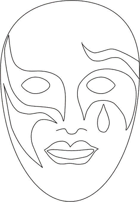 Baú da Web: Máscaras de Carnaval para Imprimir