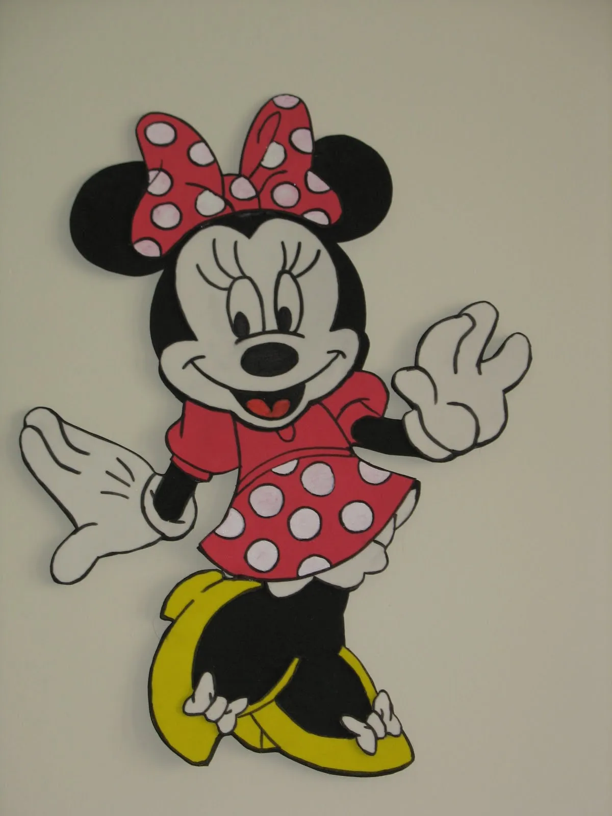El baúl de Ana Belén: Mickey y Minnie mouse en goma eva