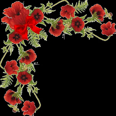 Esquineros de flores - Imagui