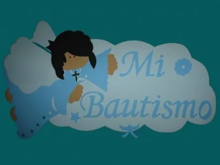 cartel goma eva angelito volando mi bautismo para nenes | CARTELES ...