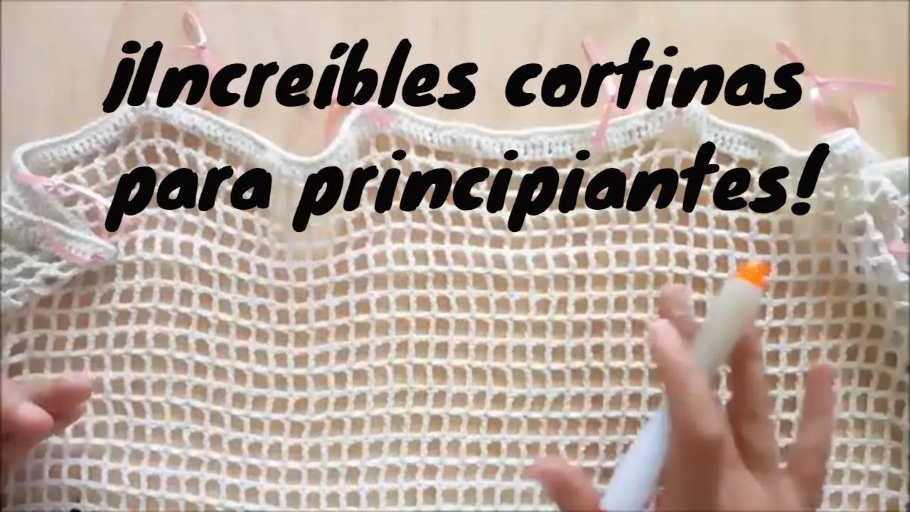 Beautiful Crochet curtain for beginners! - YouTube