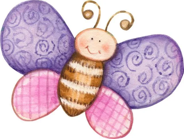 Mariposas infantiles para imprimir - Imagenes y dibujos para imprimir ...