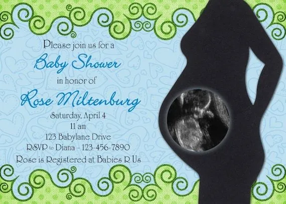Bebé de ducha o niño invitación personalizada por InvitestoDelight