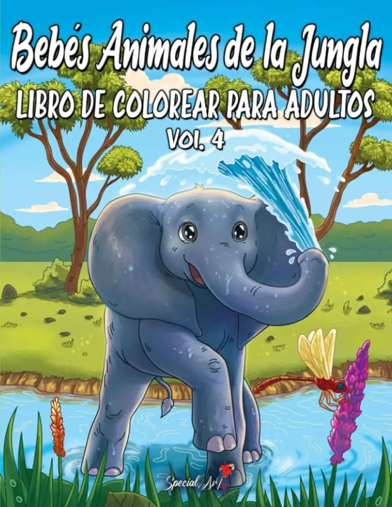 Bebés animales de la jungla: Un maravilloso libro para colorear con una  colección de hermosas páginas para colorear de animales de la selva  (Spanish Edition) : Art, Special: Amazon.com.mx: Libros