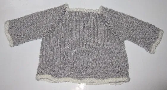 Conjunto para bebe III: el jersey de lana | La bufanda de lana
